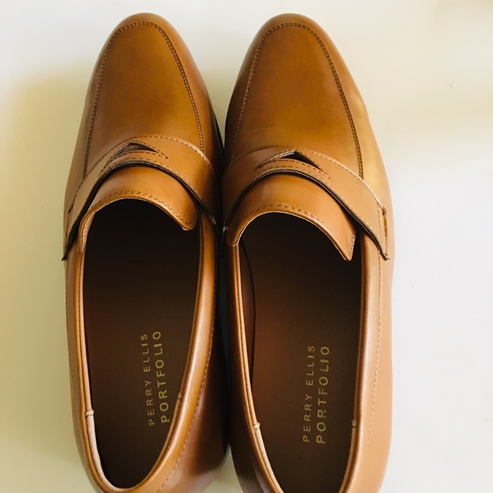 Perry Ellis Portfolio Men's Logan Tan Dress Shoes